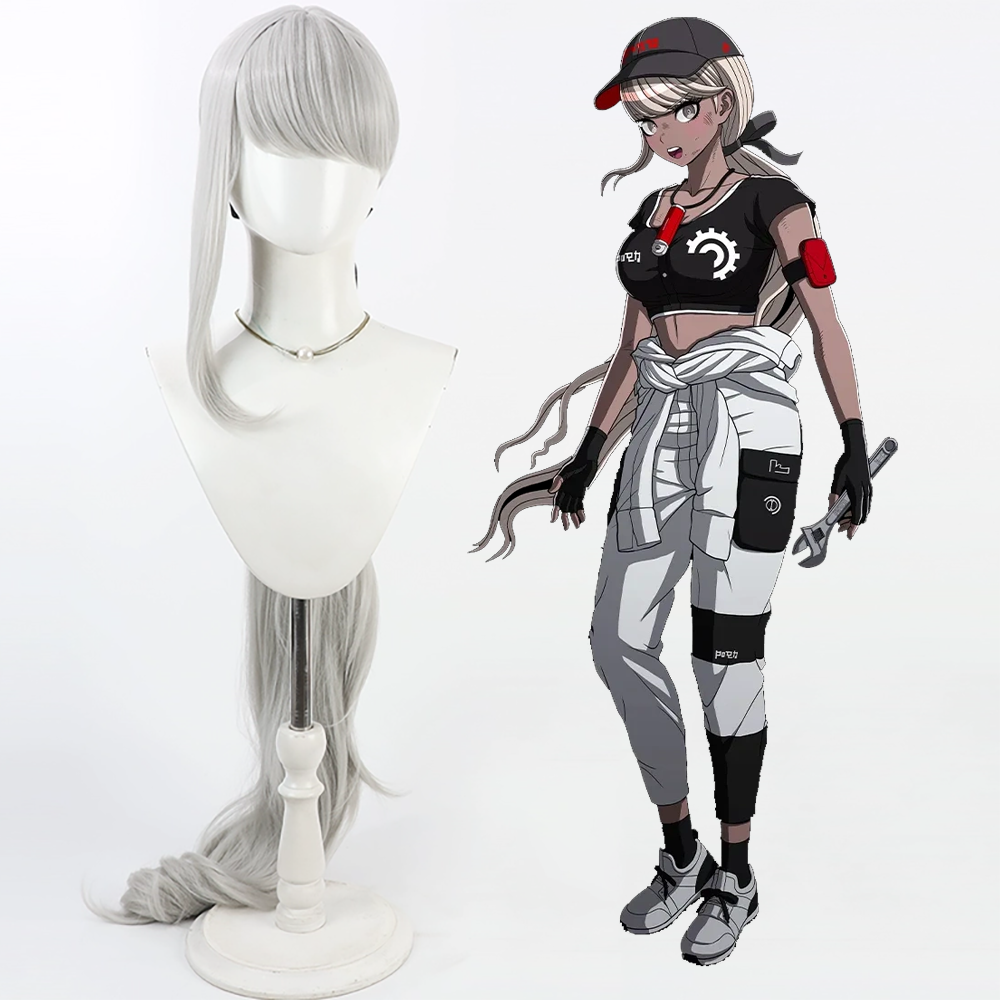 The Hundred Line -Last Defense Academy-Tsubasa Kawana White Cosplay Wig